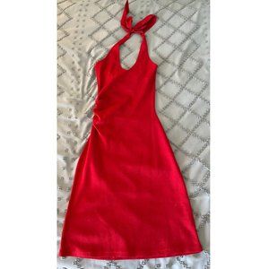 Red H&M Shimmer Dress size 4